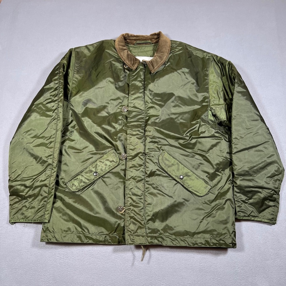 Vintage 80s Alpha Industries Extreme Cold Weather Impermeable Jacket Mens Large
